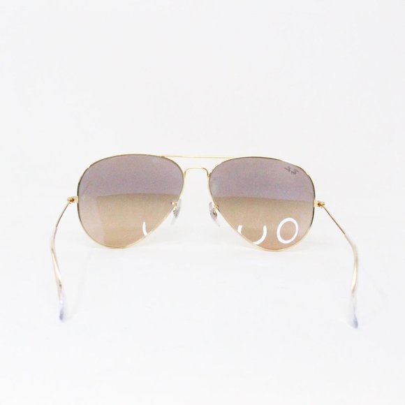 RAY-BAN #36057 Gold Tone Aviator Sunglasses main image 4